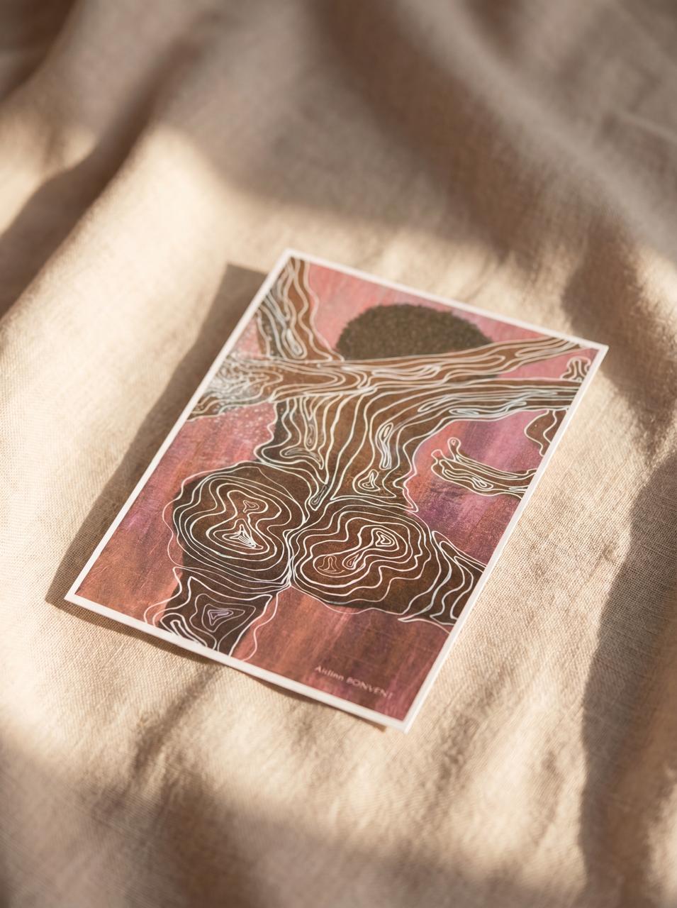 CARTE ELLE SE RELEVE