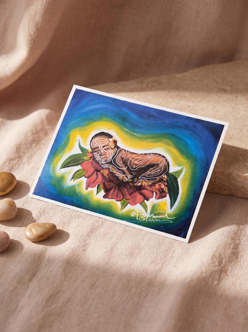 CARTE BEBE SACRE